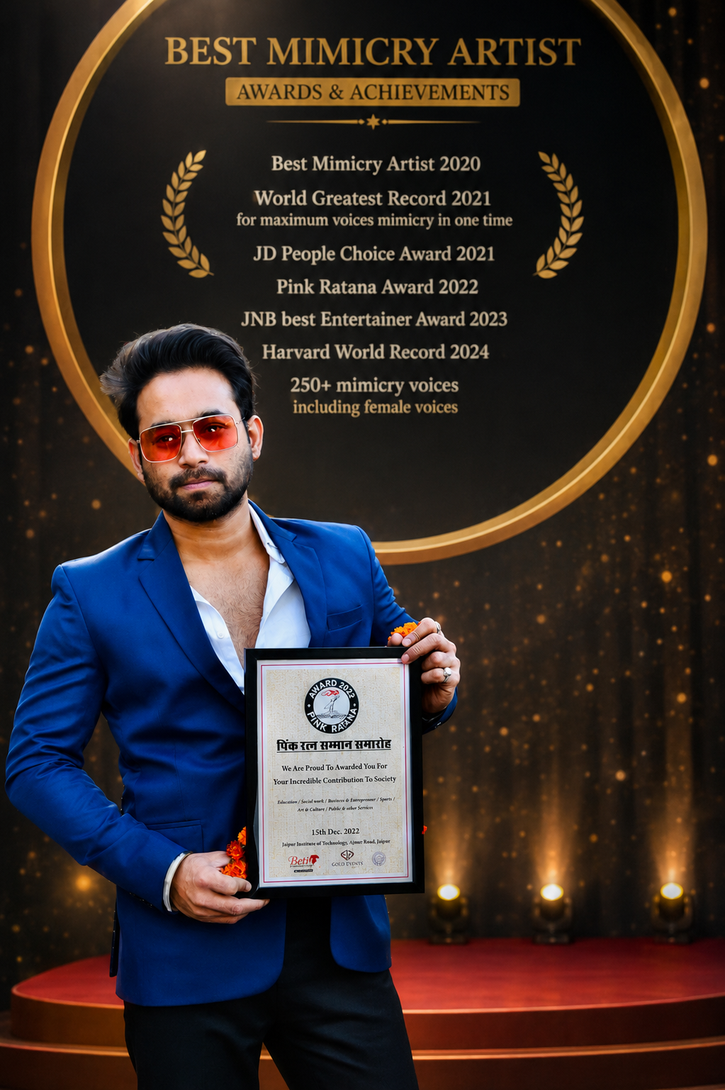 Award received by Sourabh Shandilya 1